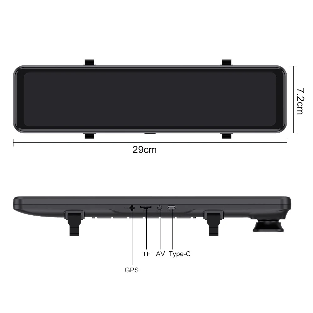 FRONT/REAR CARPLAY DASH CAMERA, DVR, FULL HD, NIGHT VISION, RECORDING DASHCAM - Image 4