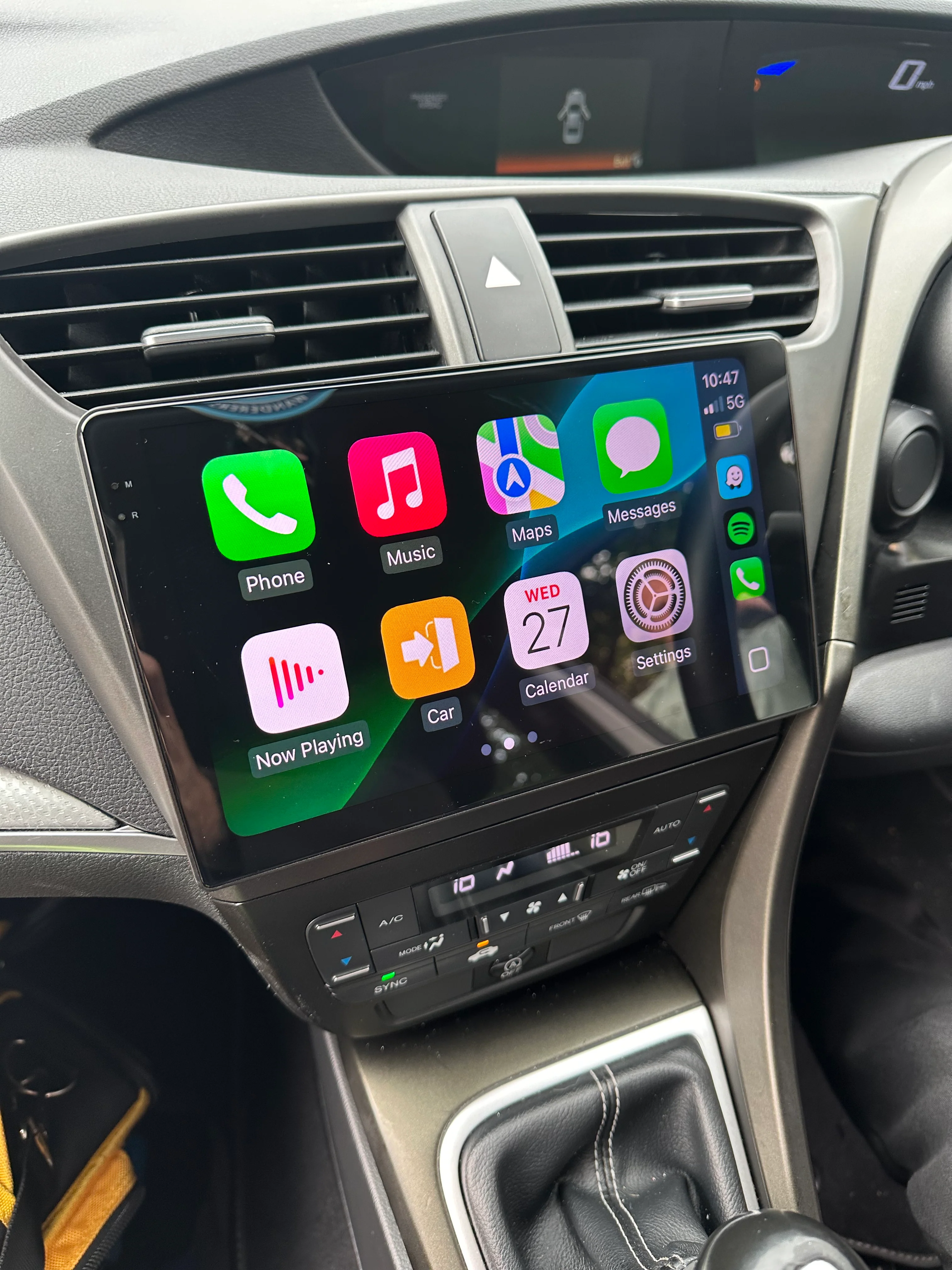 Honda Civic Hatchback 2012-2015 Wireless Apple CarPlay Upgrade Kit