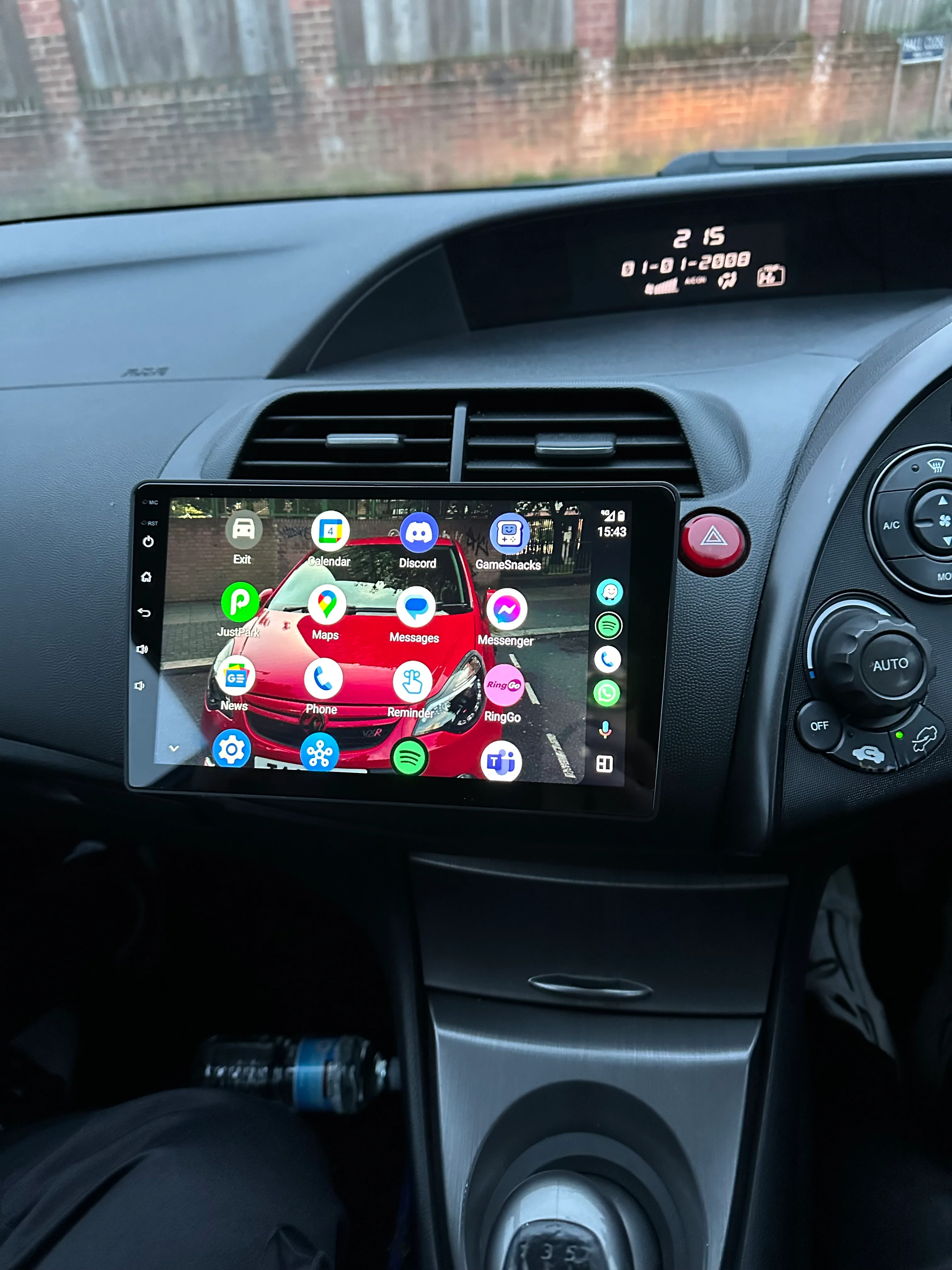 Honda Civic Hatchback 2005-2011 Wireless Apple CarPlay Upgrade Kit - Image 5