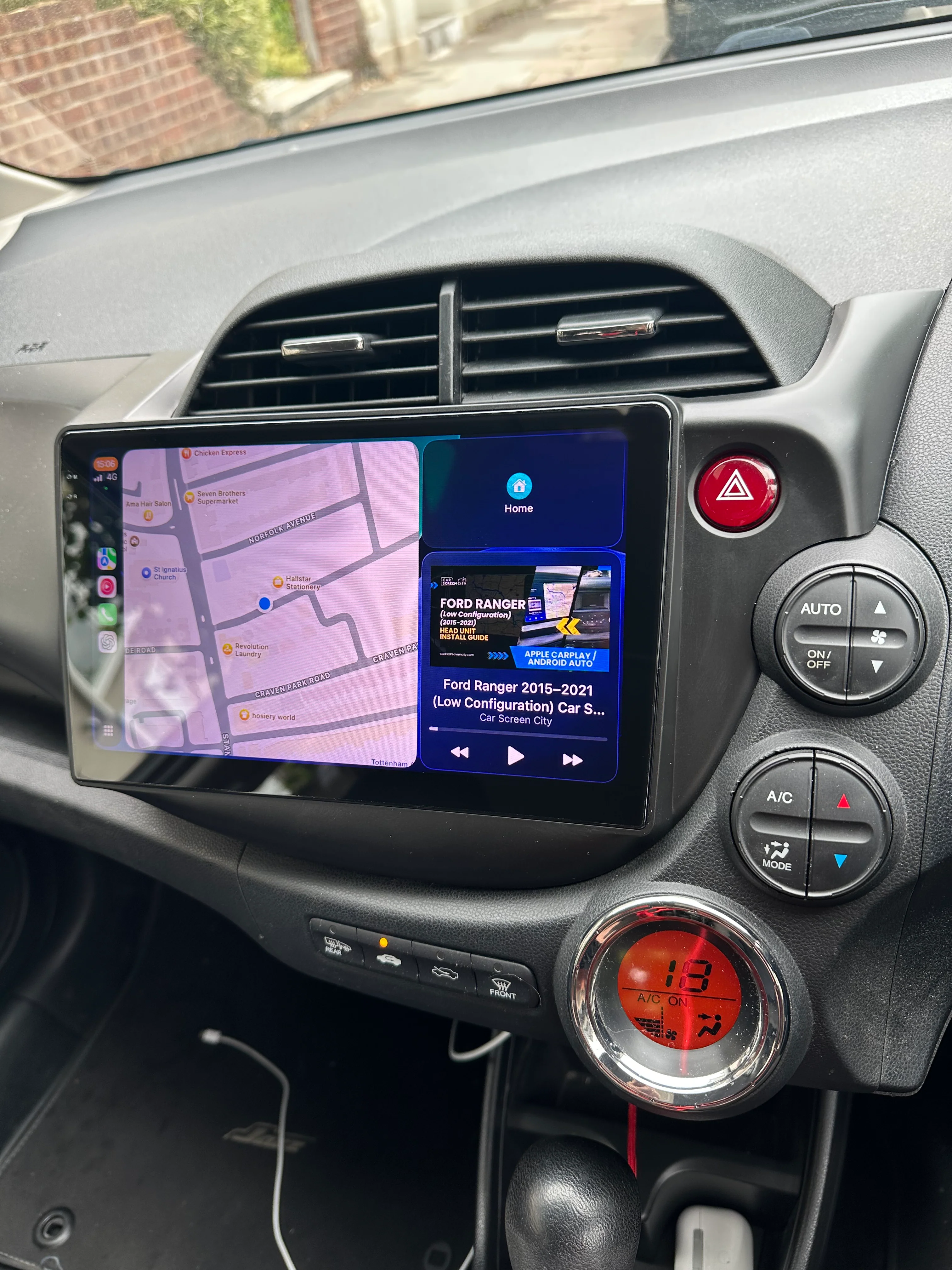 Honda Jazz 2008-2013 Wireless Apple CarPlay Upgrade Kit - Image 5