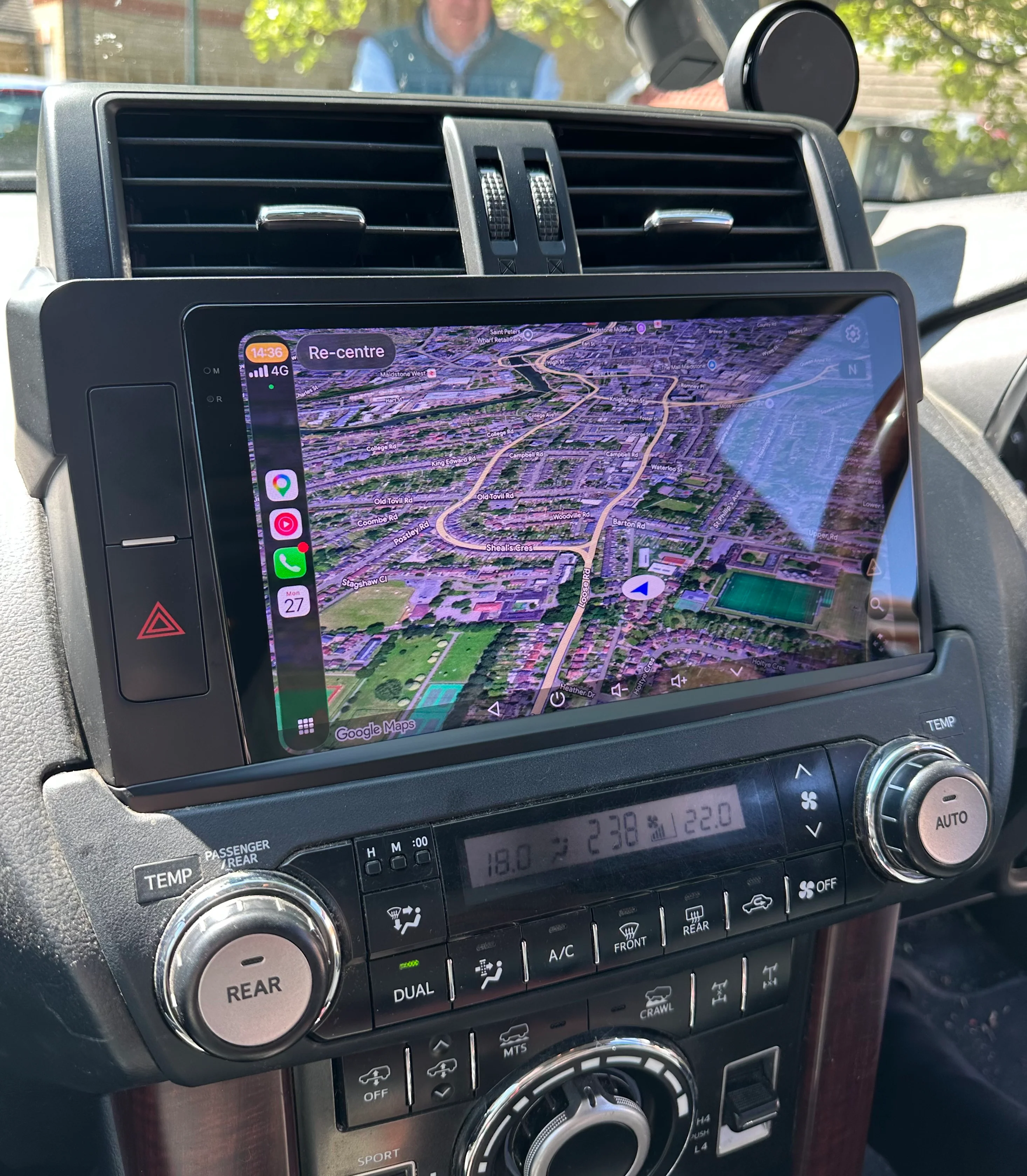 Toyota Land Cruiser/Prado 150 Series 2014-2017 Wireless Apple CarPlay Upgrade Kit