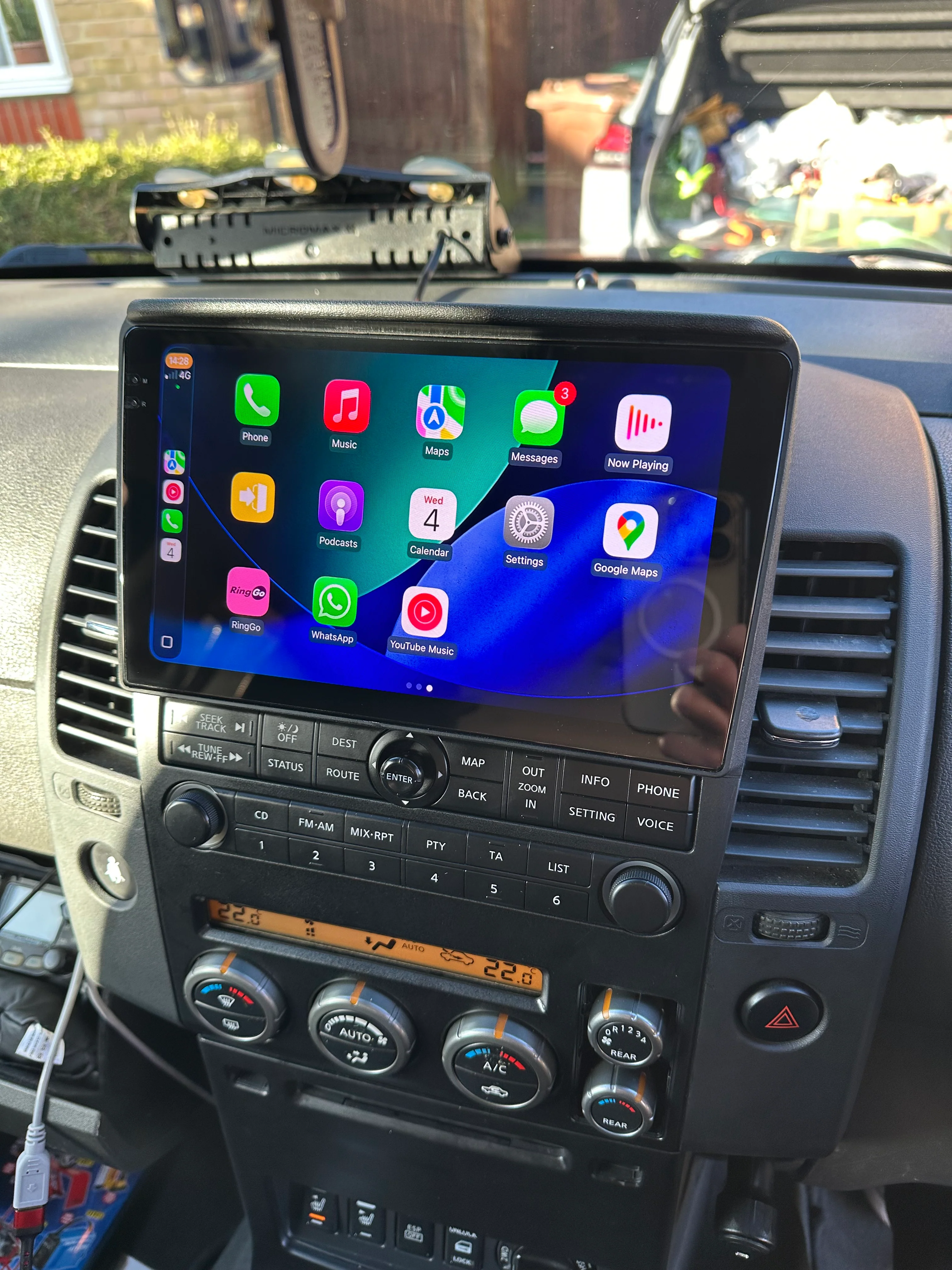 Nissan Navara 2005-2015 Wireless Apple CarPlay Upgrade Kit - Image 3