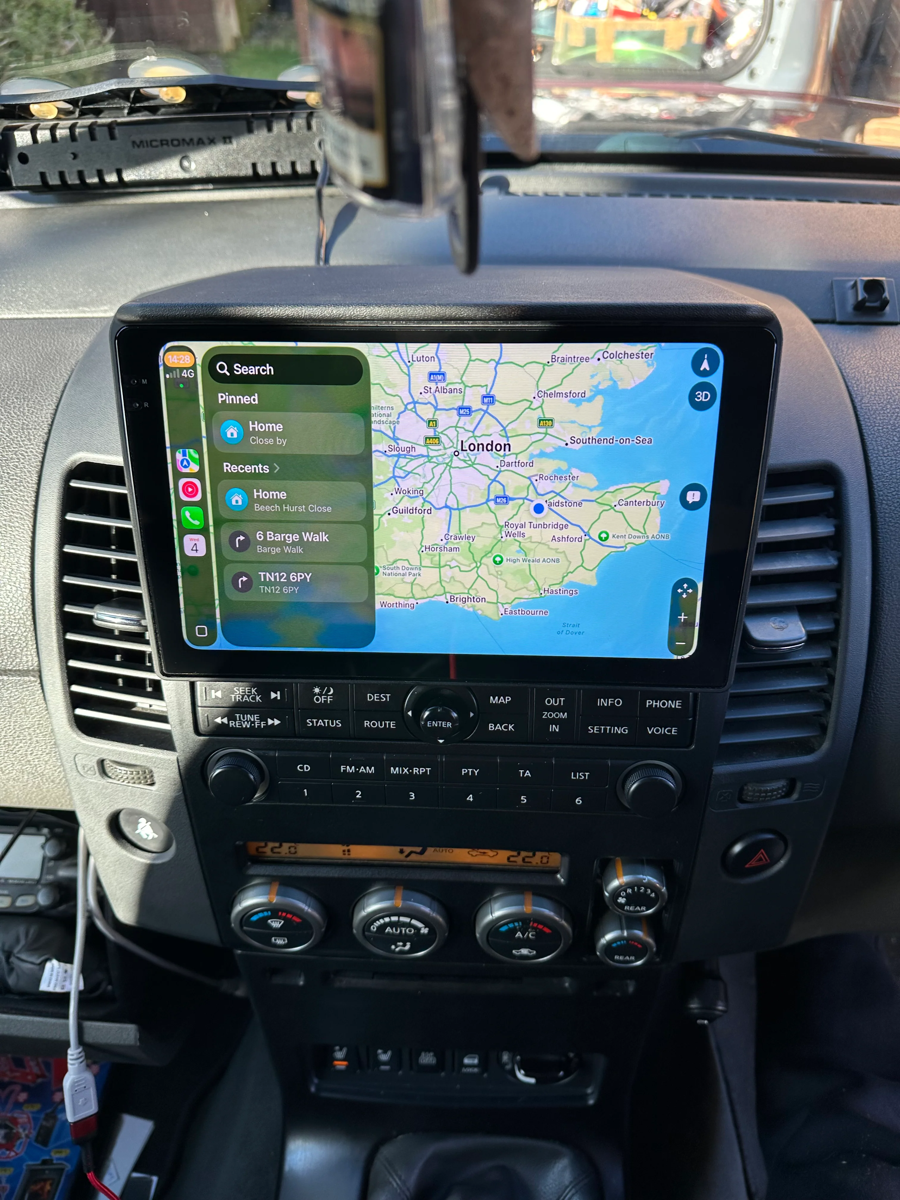 Nissan Navara 2005-2015 Wireless Apple CarPlay Upgrade Kit - Image 4