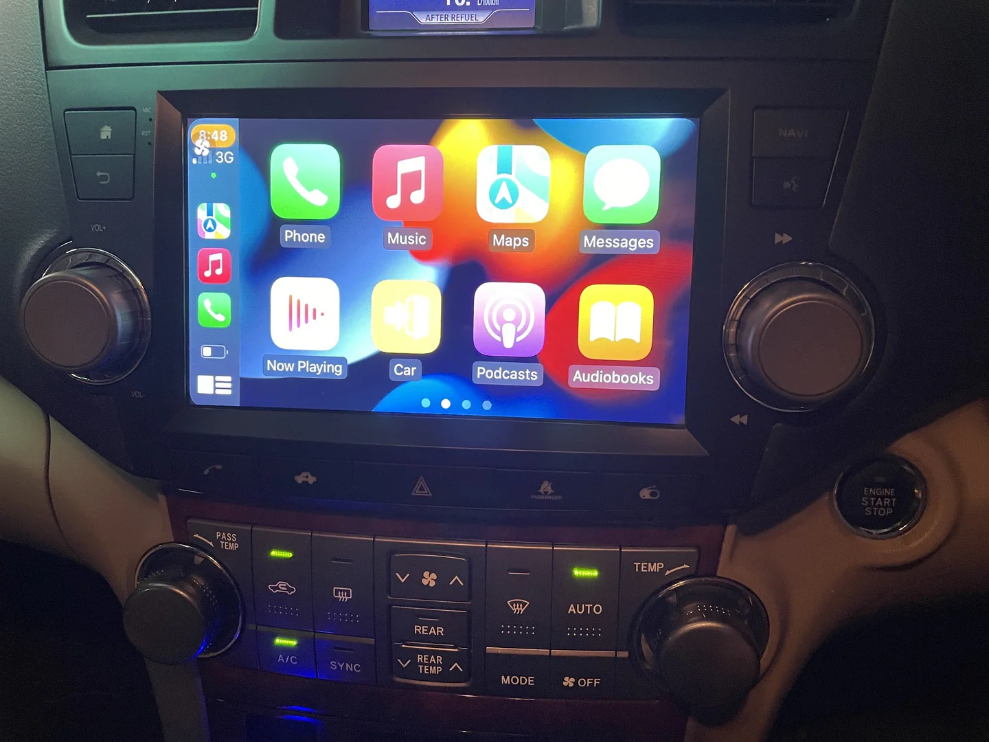Toyota Highlander/Kluger 2007-2013 Wireless Apple CarPlay Upgrade Kit - Image 2