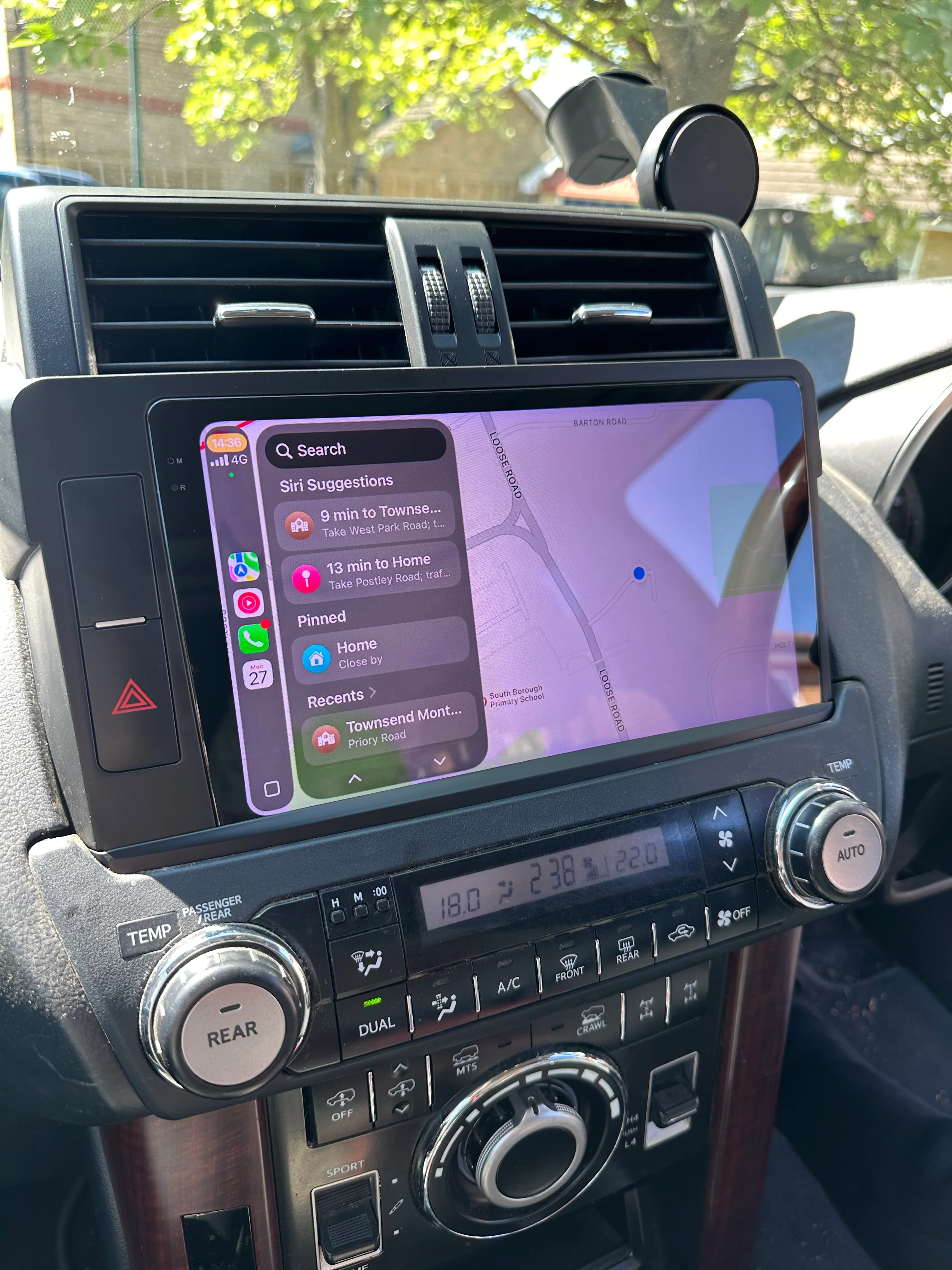 Toyota Land Cruiser/Prado 150 Series 2014-2017 Wireless Apple CarPlay Upgrade Kit - Image 3