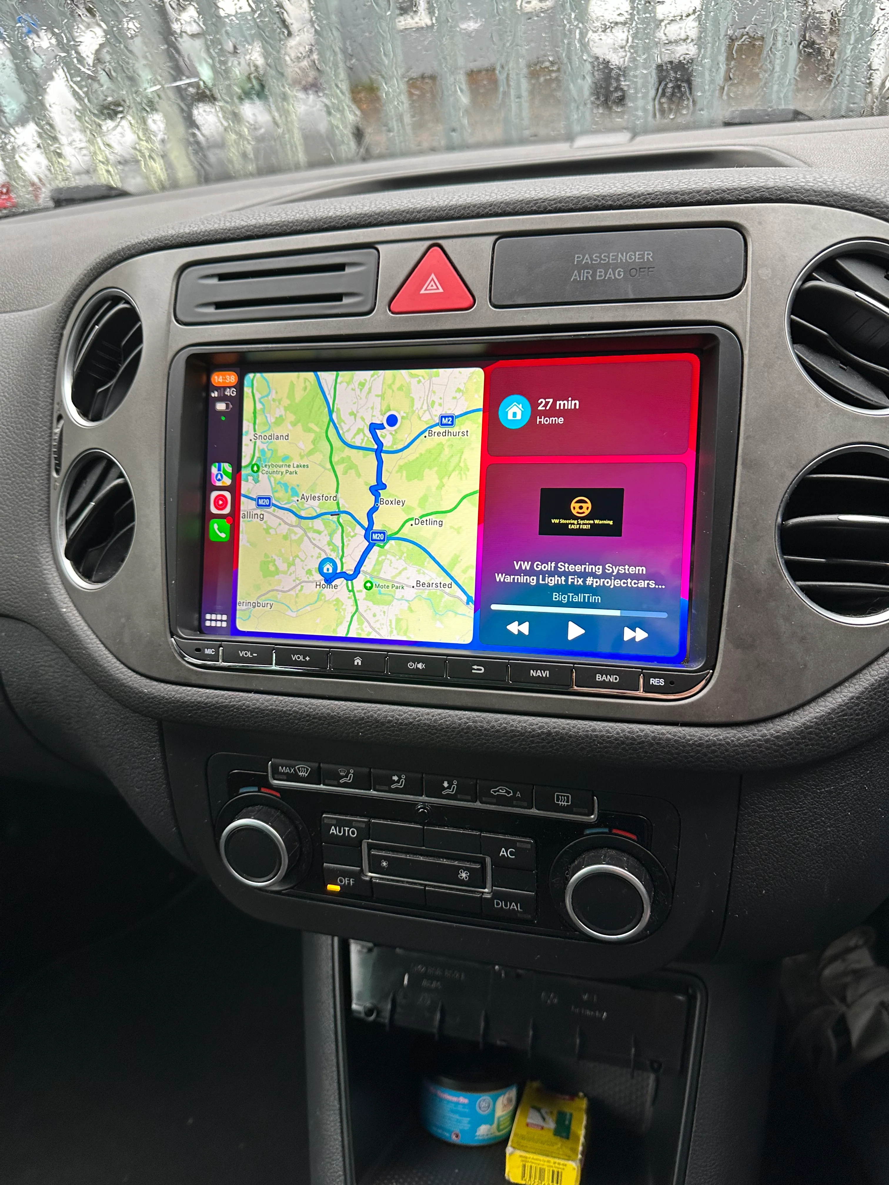 VW Tiguan 2009-2017 Wireless Apple CarPlay Upgrade Kit - Image 3